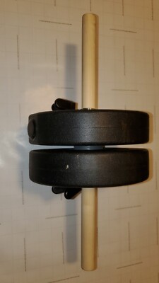 Standard Sashi Ishi handle, two-handed chi ishi Hojo Undo Karate Swingbell