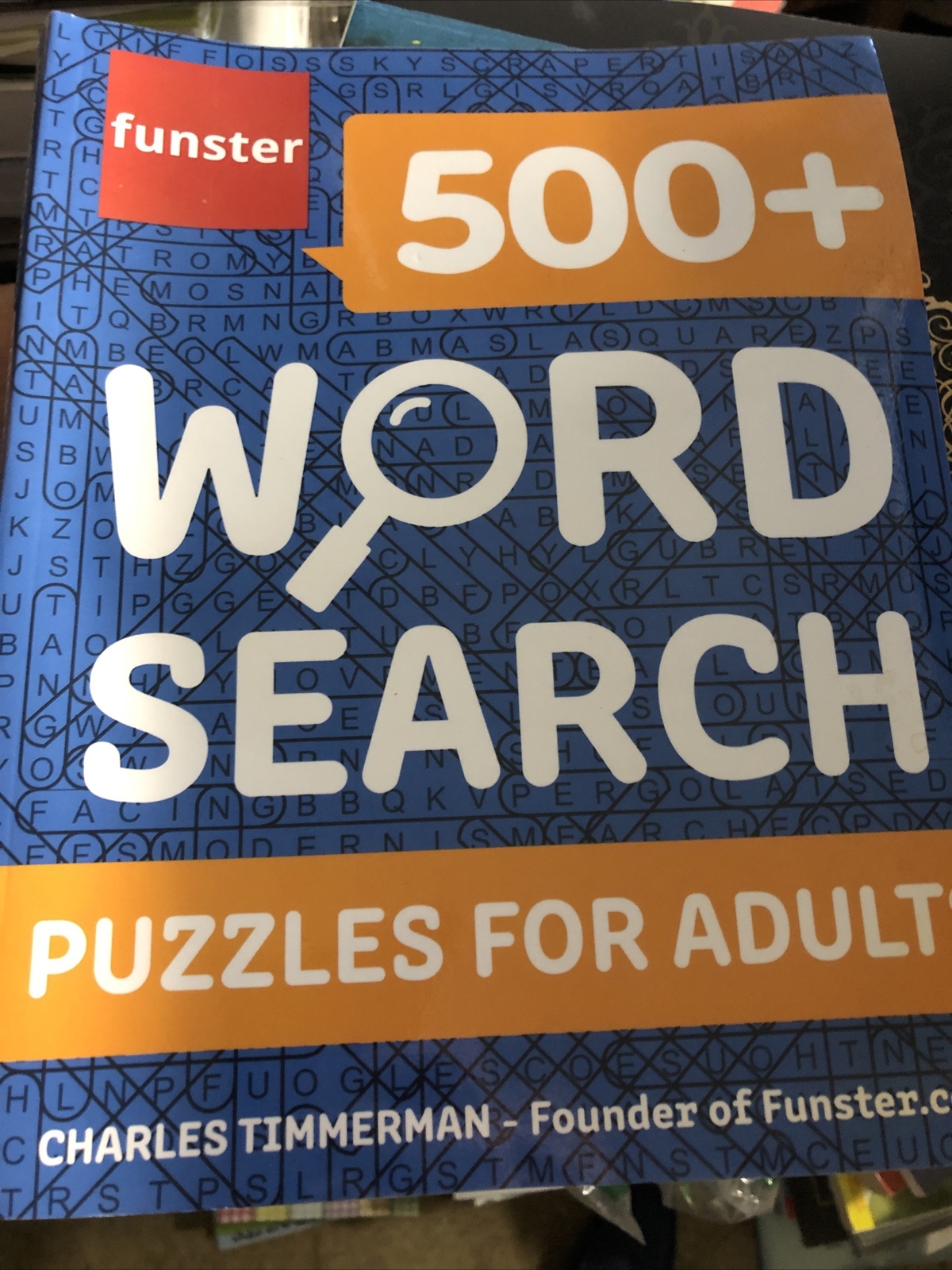 Funster 500+ Word Search Puzzles for Adults: Word Search Book for Adults -  GOOD | eBay