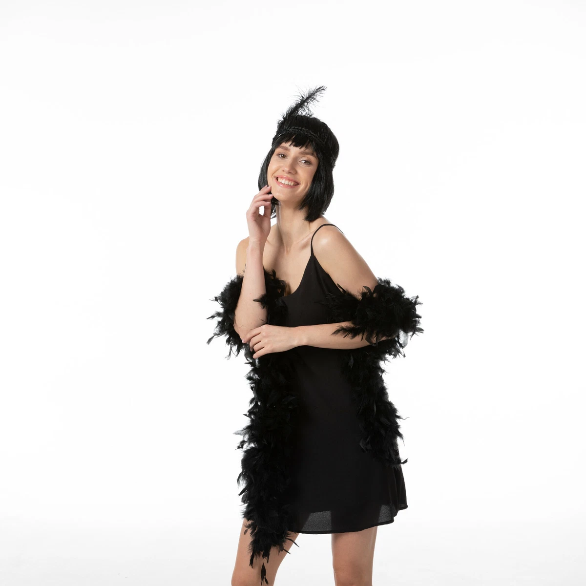 Black Feather Boa