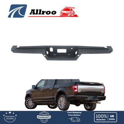 With Trailer+Sensor Holes Rear Bumper Top Step Pad Cover For Ford F150 2021-2023