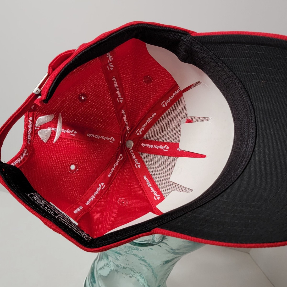 New Taylor Made R11 TMax Burner Ball Cap Red Adjustable Golf Cap