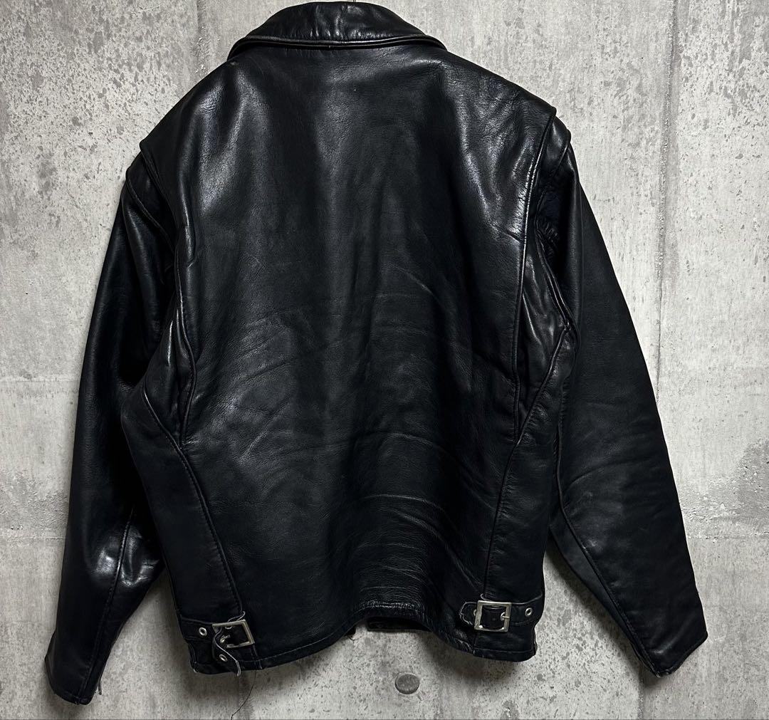 Schott 90S Usa Ideal Zipper Black Genuine Leather A2 G1 | eBay Schott 90S Usa Ideal Zipper Black Genuine Leather A2 G1 | eBay