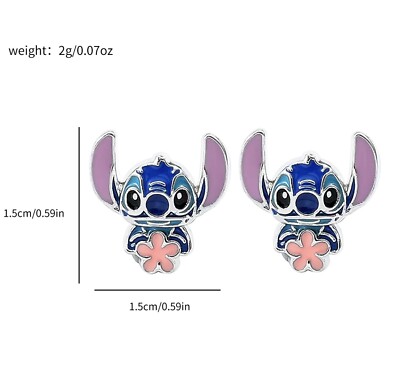   STITCH   *NEU/OVP* Ohrringe (Rostfrei/Titan)  Lilo & Stitch *2 Stk.*