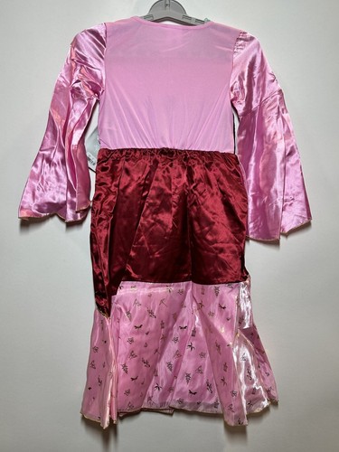 Disney Girl's Mulan Costume Red/Pink Disney store Size 5/6 - Picture 2 of 2