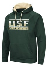 NCAA Men's South Florida Bulls SFU Green Pullover Hoodie Sweatshirt Size Large L