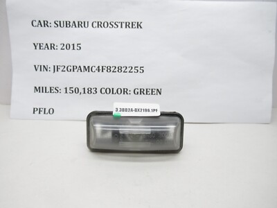 2013-2015 Subaru XV Crosstrek License Plate Light Lamp A047588 OEM