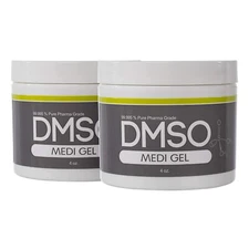 DMSO Gel 4 oz. "2 Jar Special" 99.995% Low odor Pharma Grade Dimethyl Sulfoxide 