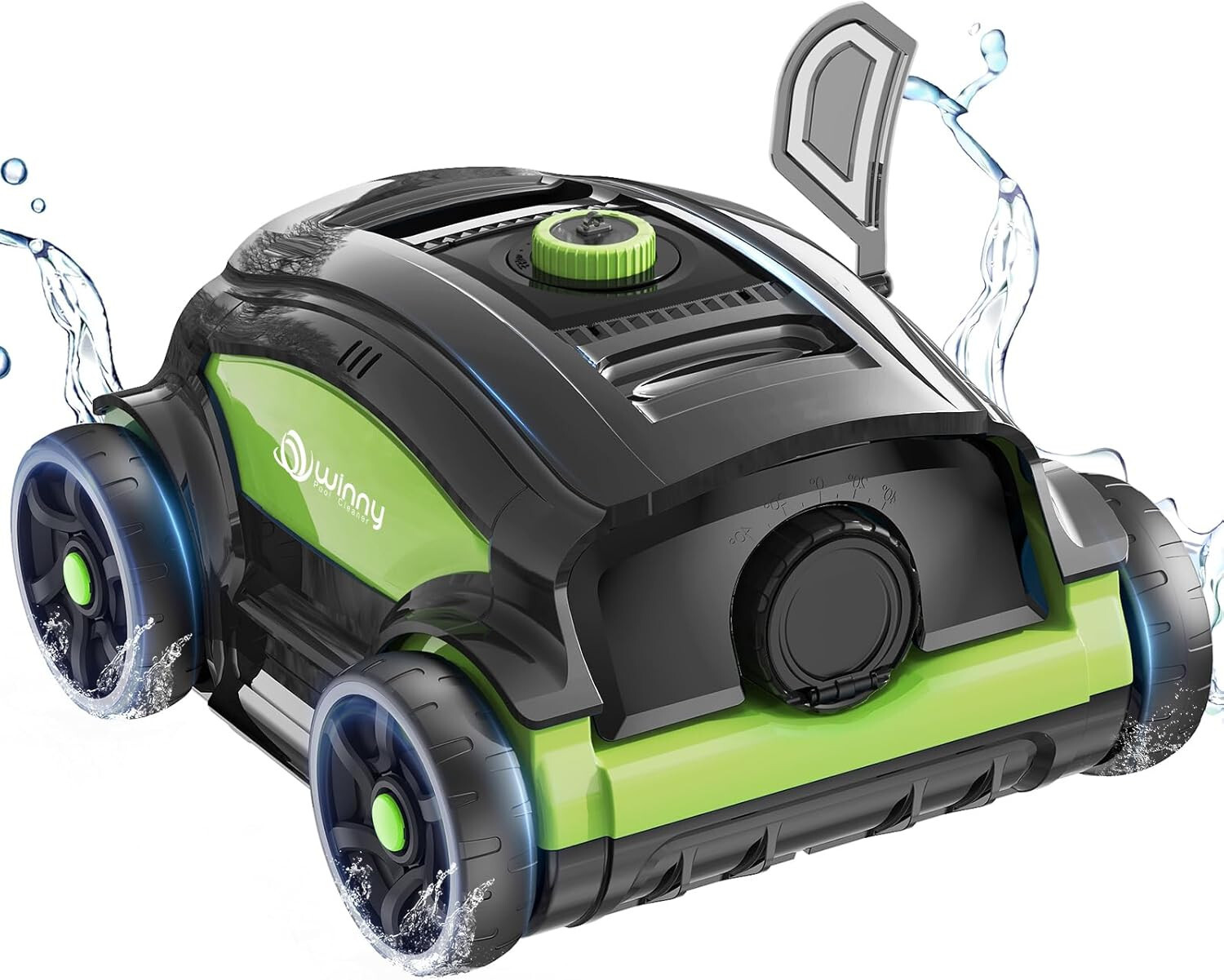 WINNY POOL CLEANER Robot per Piscina, 130 Min, Automatico, fino a 100mq