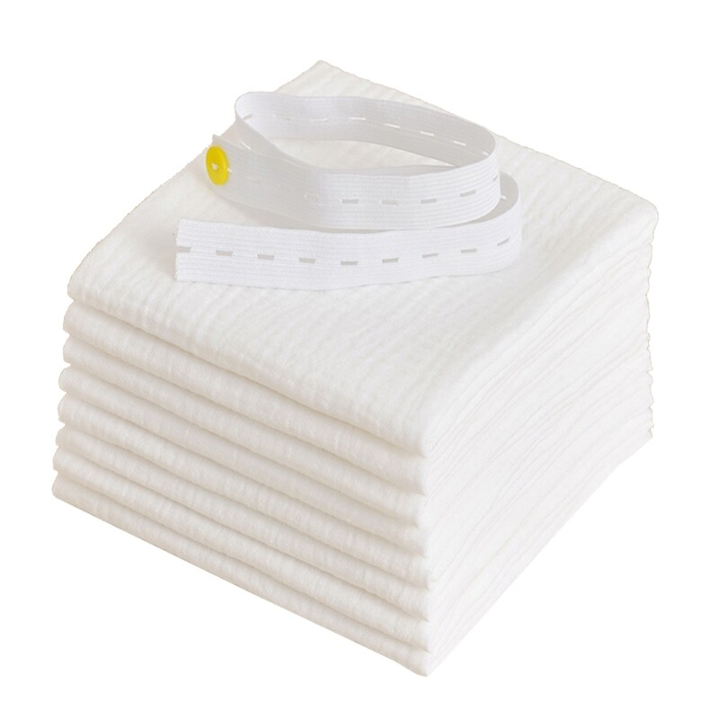 43x45cm Double-Layer Ultra-Thin Breathable Cotton Gauze Baby Diapers – Reusable