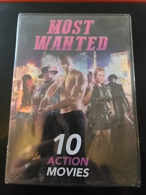 Most Wanted 10 Action Movies Brand New Factory Sealed DVD 2017 Release