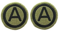 U.S. Army Central OCP Patch - U.S. Army Patch 3rd Army - 2 PACK