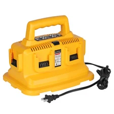 6-Port DCB104 Fast Charger For DEWALT 20V/60V Lithium DCB205 DCB206 XR Battery