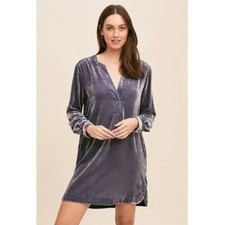 Anthropologie Melody Velvet Tunic Dress Size Small