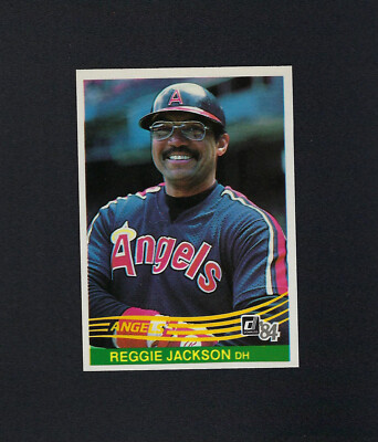 1984 Donruss #57 REGGIE JACKSON Angels NRMT