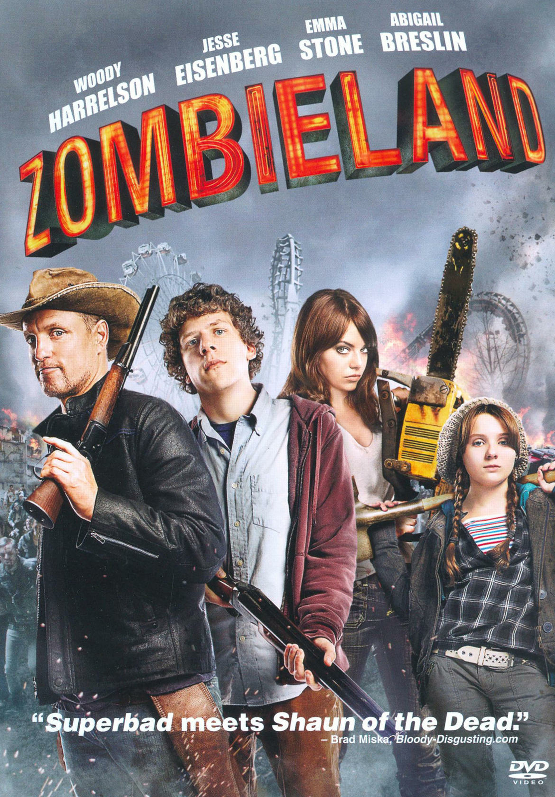 Zombieland (DVD, 2010, Widescreen) NEW