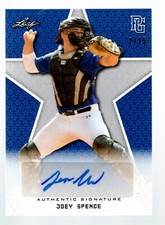 2020 Leaf Perfect Game National Showcase Auto Blue #BAJS4 Joey Spence 2/15