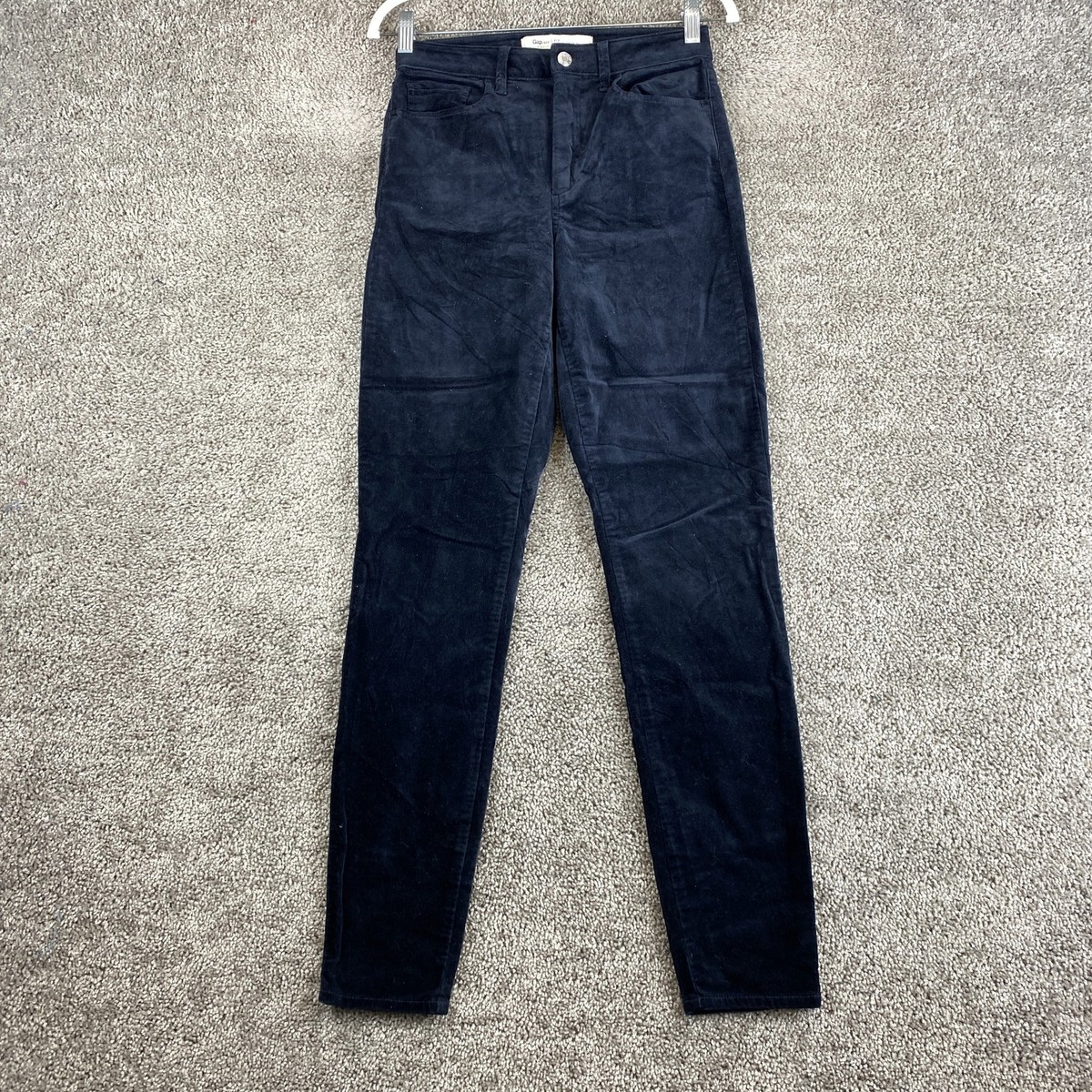 Gap Curvy True Skinny Jeans Women's 27 Tall Navy Super High Rise