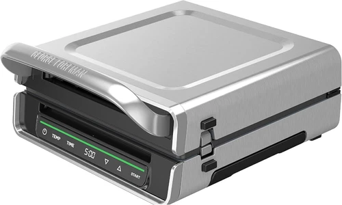 New George Foreman Family Size Grill (4-6 Servings), Digital Smart Stainless