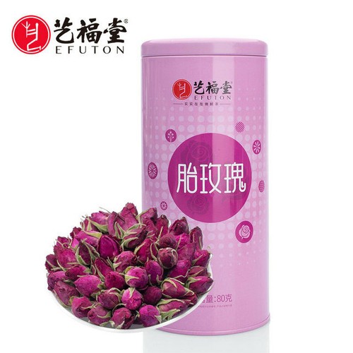 Rosa Te Chino 中国艺福堂胎玫瑰花茶特级泡水食用干茶叶80g 1罐 Ebay