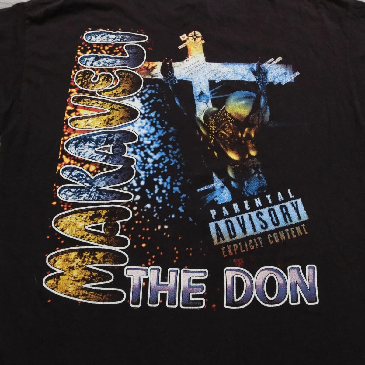 Vintage 2Pac Makaveli The Don Tshirt Size XXL Rap Tee 90s Tupac Rare