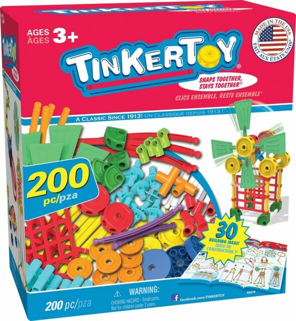 Tinkertoy (56578) 30 Model Super Building Set for sale online