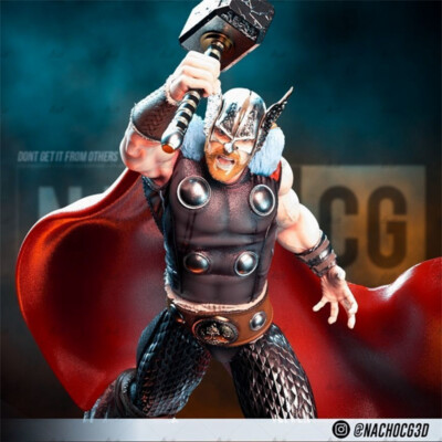 Thor Marvel 3D Printing Unpainted Model GK Blank Kit Statue New