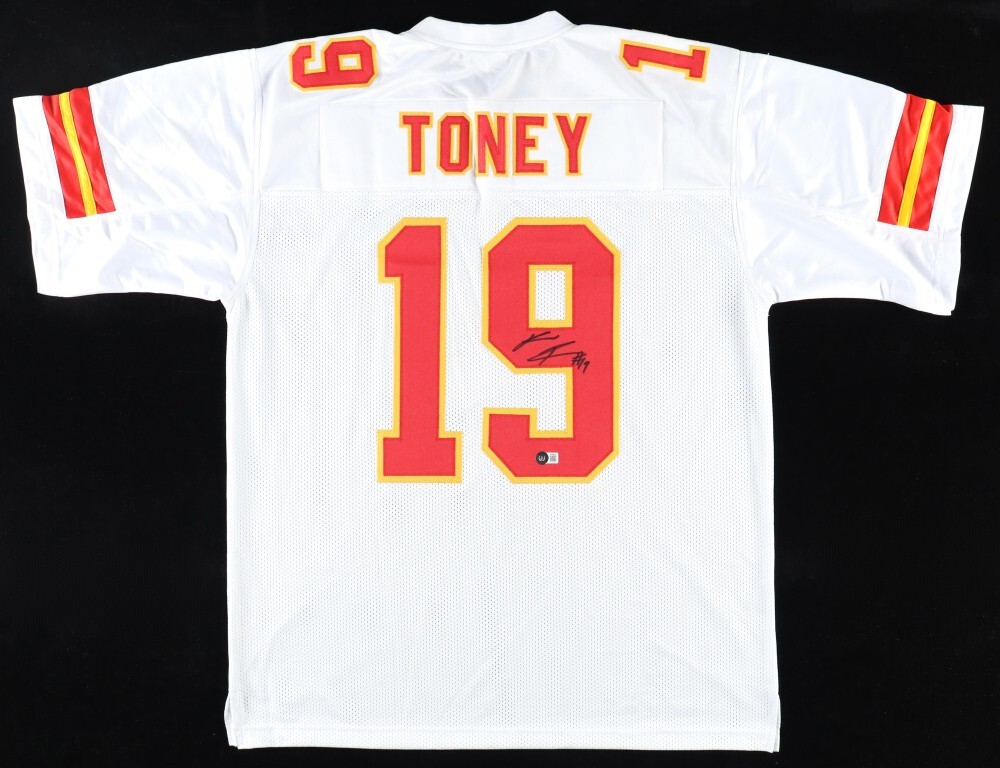 Kadarius Toney Autographed Signed Kansas City Chiefs Jersey (Beckett) 2021 1St Rnd Pk Gators 
