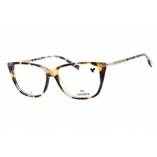 Lacoste Women's Eyeglasses Havana Purple Acetate Cat Eye Shape Frame L2939 219