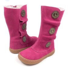 Livie  Luca Tiempo sz 4 toddler pink suede boots