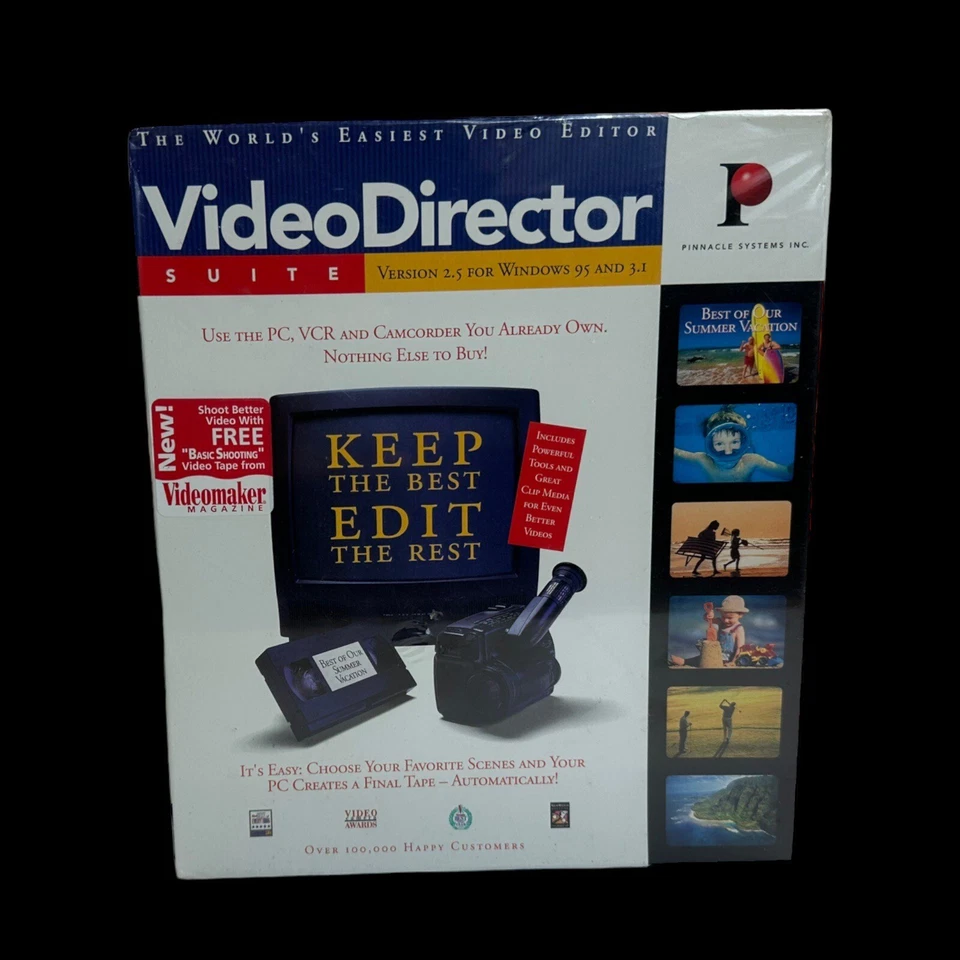 Pinnacle Systems VideoDirector Suite Version 2.5 Windows Video Editor New Sealed - Image 3 of 4