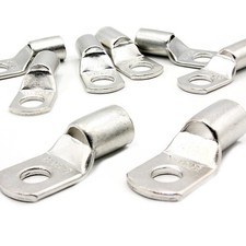 10 Stück Rohrkabelschuhe 25mm² M10 Kabelschuh Rohrkabelschuh unisoliert SC25-10