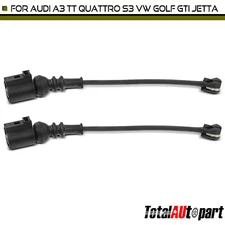 2x Disc Brake Pad Wear Sensor for Audi A3 S3 TT Quattro Volkswagen Golf Front