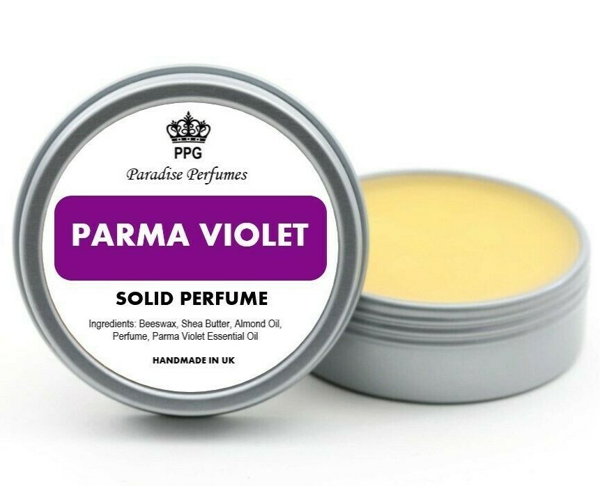 Parma Violet Natural Solid Perfume by Paradise Perfumes Fragrance