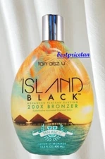 Tan ASZ U ISLAND BLACK Bronzer 200X Indoor Tanning Lotion - 13.5 Oz