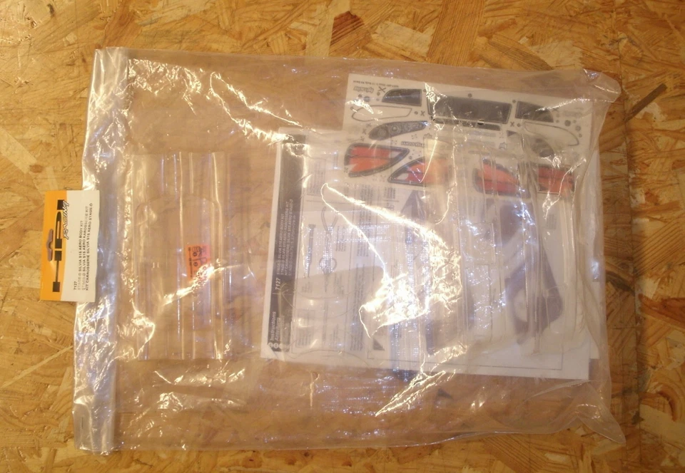 Vintage HPI 7127 Body Tuning Kit for HPI 7241 Nissan SILVIA S15 (clear) - Bild 2 von 2