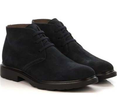 Nerogiardini Polacchino Uomo A800441U 200 Pelle scamosciata Blu casual |  eBay
