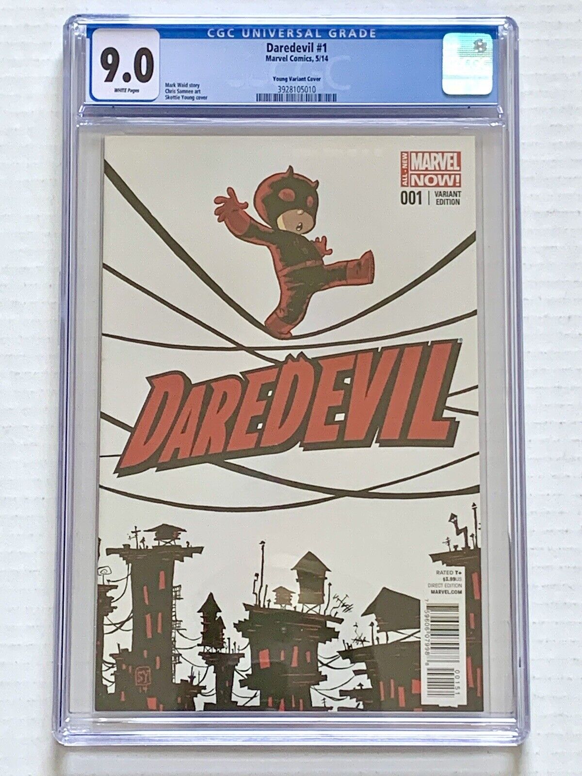 Daredevil #1 (2014) CGC 9.0 - Skottie Young Variant -VINTAGE