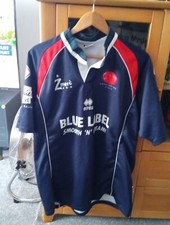 Errea Kavallieri Rfc Malta Short Sleeve Rugby Shirt Size Xl