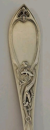 Vintage 830 Fine Silver DRAGON DRAGE Norway VIKING CELTIC Teaspoon TOSTRUP