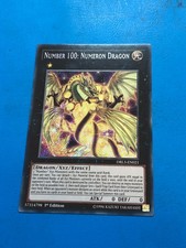 Yugioh Secret Rare Nummer 100: Numeronendrache DRL3-DE021 1. Auflage