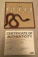 Gucci High Fashion III x Denial Blotter Art Print Bicycle Day Signed COA