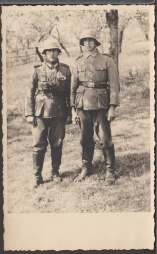 ✔️ DEUTSCHLAND 3. REICH 2. WELTKRIEG SELTENE MILITÄR FOTO POSTKARTE NAZIS SOLDATEN