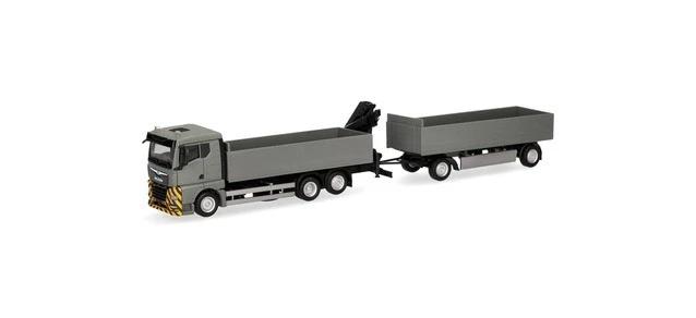 Herpa 320825 1:87 MAN TGX Semi-remorque avec grue - Neuf - Photo 1/1