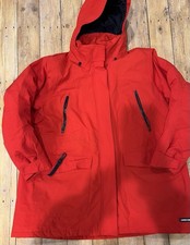 Lands End Women's Red Squall Insulated Waterproof Winter Parka 1X Petite 16W-18W
