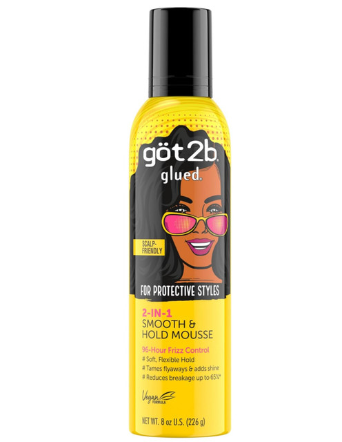 Got2b Glued 2-in-1 Smooth and Hold Hair Mousse