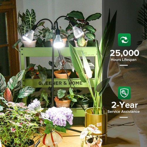 90W/120W Grow Light with Adjustable Tripod Stand 5000K 660nm Full Spectrum - Picture 6 of 21