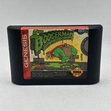 Boogerman A Pick and Flick Adventure Sega Genesis Video Game Platformer