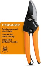 Fiskars SoftGrip Bypass Pruning Shears 5/8" Capacity for Small Hands Precision