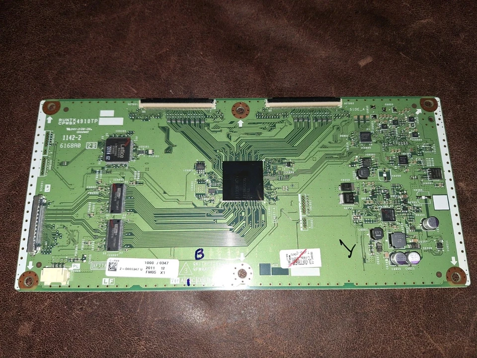 TESTED! Sharp LC-60LE633U LC-60C6400U T-Con Board QKITPF778WJN3 QPWBXF778WJN3 - Image 2 of 4