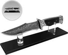 Acrylic Knife Display Stand Knife Holder, Knife Display Case for Fixed Blade Kni